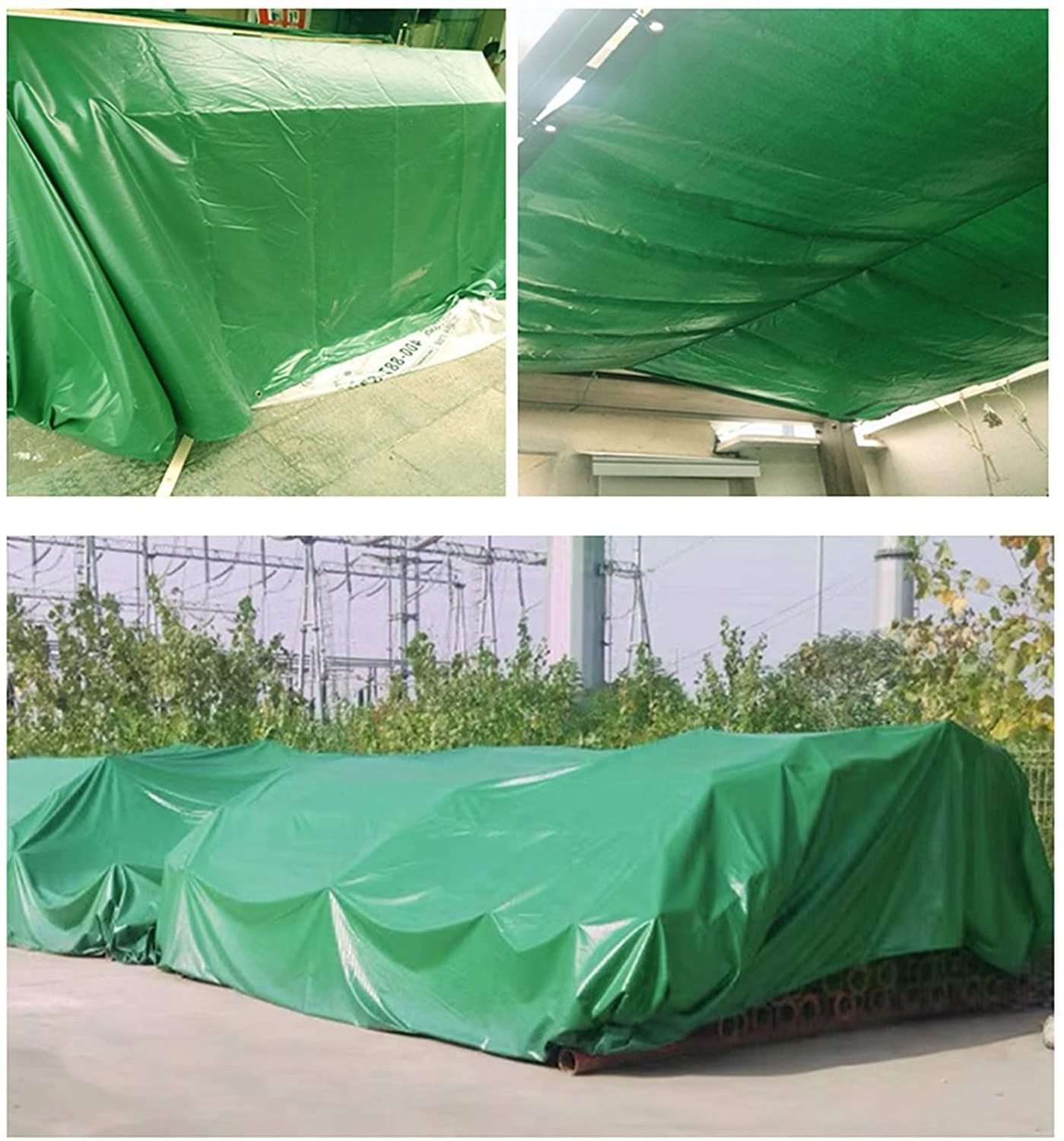 UV-resistant Waterproof Polyester Truck Trailer Flatbed Covering Tarp