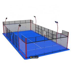 Lux Padel designs indoor and outdoor portable paddle tennis courts