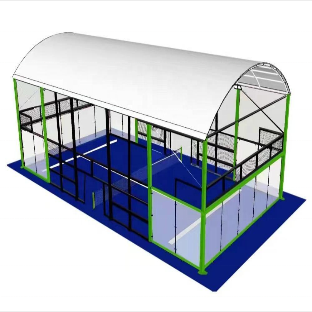 Lux Padel designs indoor and outdoor portable paddle tennis courts