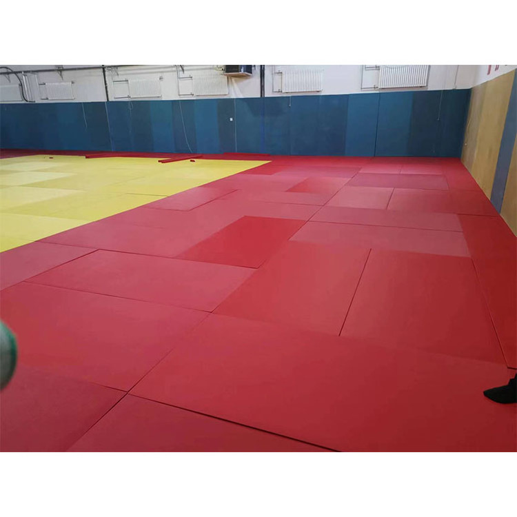 High sport performance premium gymnastics floor mat non-slip organic wrestling mats gym rubber floor judo mat