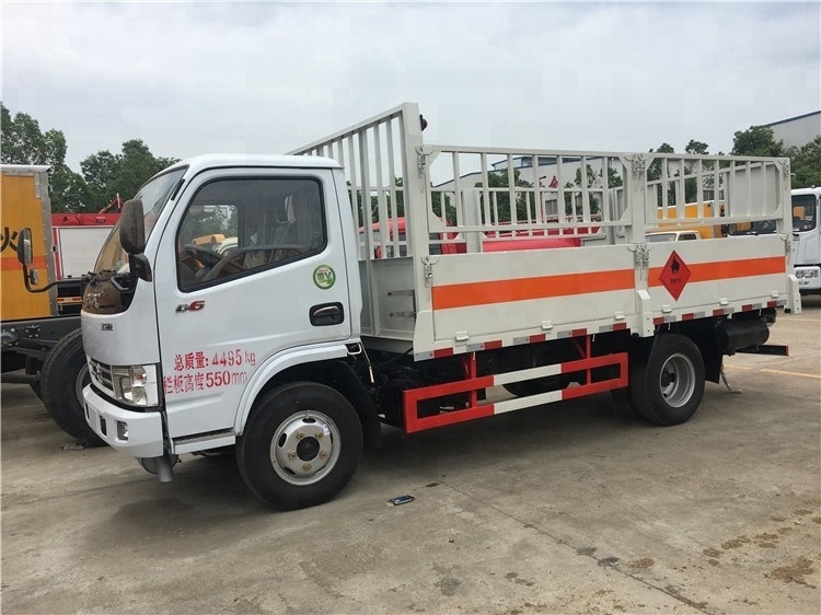 Euro V 5 tons Liquefied gas cylinder truck for sales