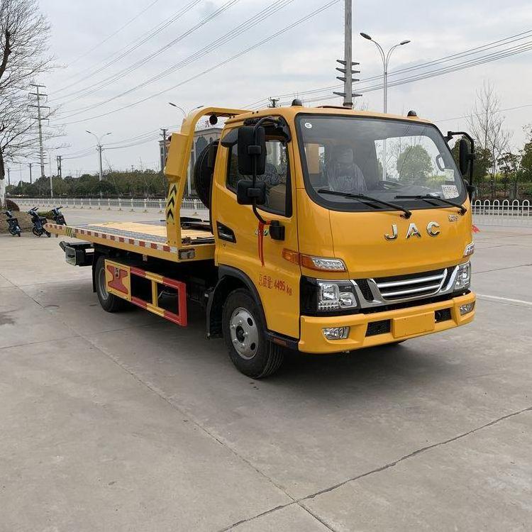 5 ton Blue card emergency road rescue wrecker slide rotator wrecker and towing trucks