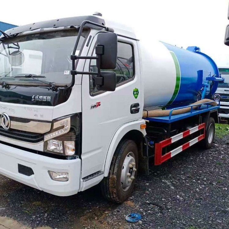 Manual single cab Toilet sewer suction truck Vacuum Sewage Suction Septic Tanker Truck