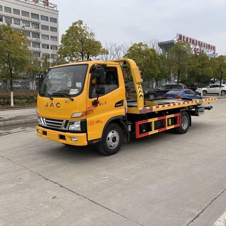 5 ton Blue card emergency road rescue wrecker slide rotator wrecker and towing trucks