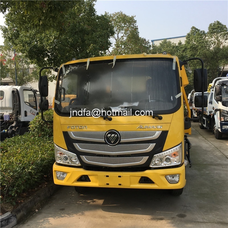 High quality Mobile slide flat bed recovery truck 4 ton road marking truck for sale