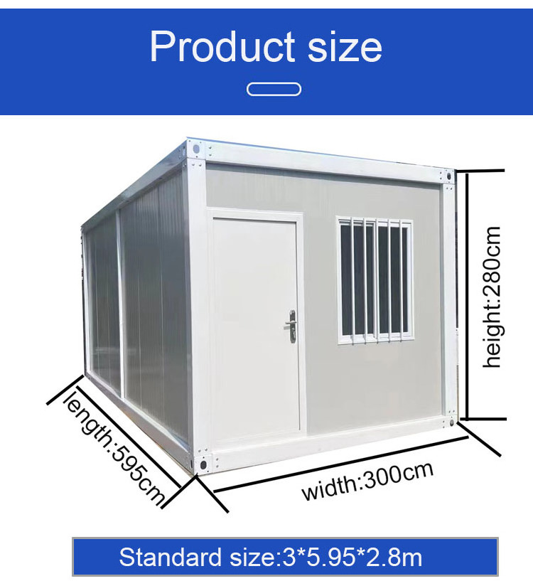 container House Expandable Mobile Shipping Container Building House 20ft Container Low Cost Flat Pack Portable Toilets Cabin