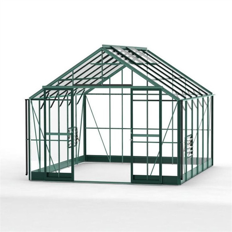 Garden mini outdoor greenhouse with aluminum frame aluminium glass garden greenhouse