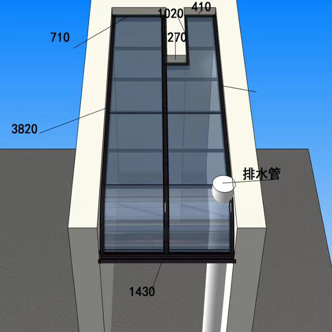 Custom Aluminum Outdoor Balcony Awnings PC Roof Patio Window Awnings Canopy