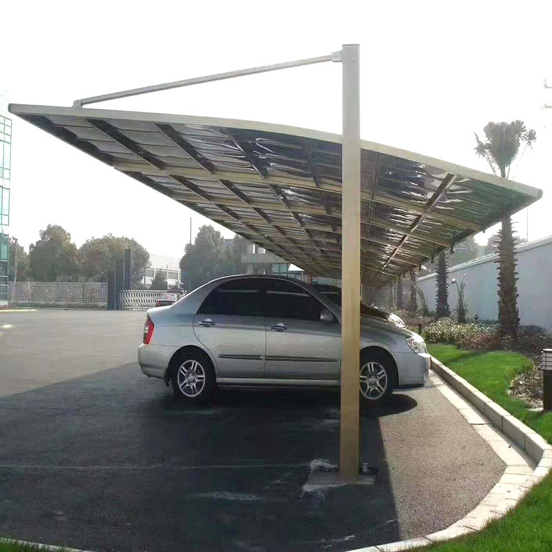 Modern Designs 2 Post carports for carparking Outdoor Double Metal aluminum carport panels Polycarbonate sheet