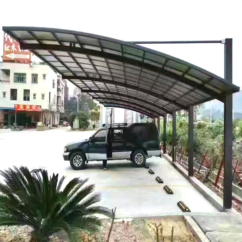 hottest selling high snow load Portable Outdoor Aluminum Carport cheap car shelter Hanging 2 car shed