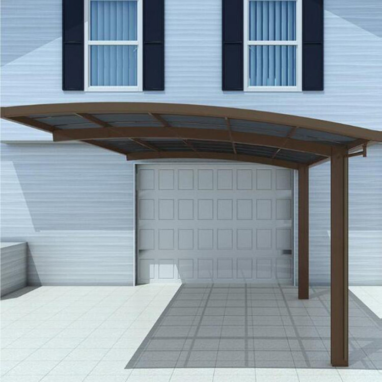 Custom Made Aluminum Frame Outdoor Carport Canopy Arc Polycarbonate Roof Car Garage Shelter