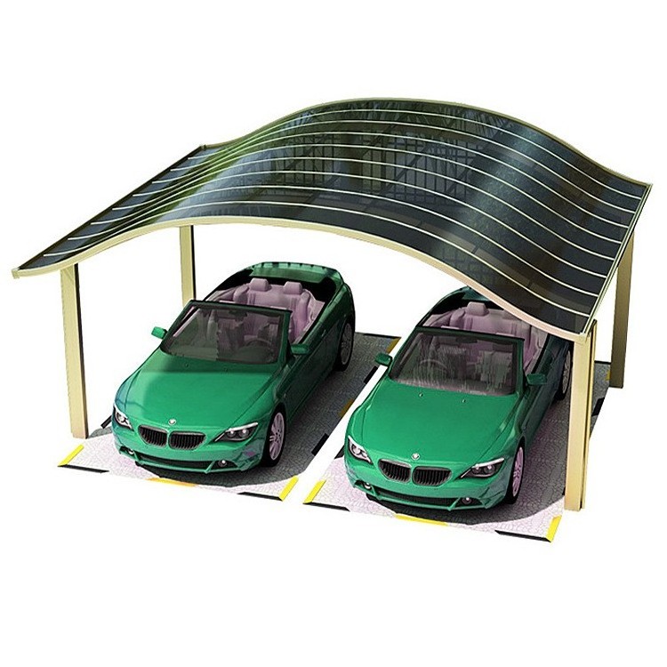 polycarbonate aluminum carport with arched roof/Solid PC Car Shelter