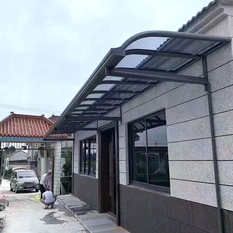 Cheap outdoor balcony awnings  waterproof polycarbonate patio roof pergola canopy