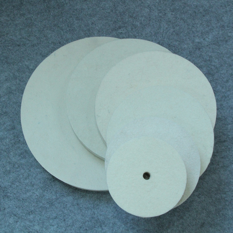 High quality factory wholesale price wool felt polishing wheels for stone wool disc polishing wheel