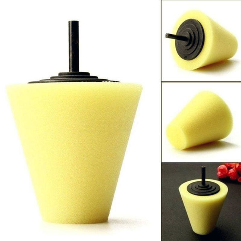 Hot selling automobile cleaning and and polishing cone detail polishing cone sponge polishing tool germany foam 5pcs