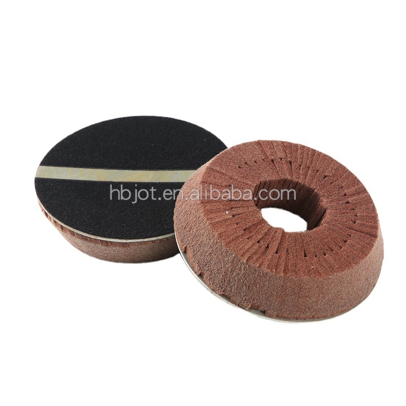 Low Moq 8k Stainless Steel Metal Mirror Polishing Wheel Brush abrasive grinding wheel