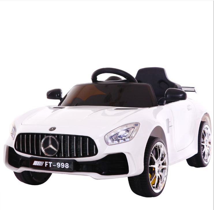 Children electric car with remote control four-wheel car toy car can sit Benz baby buggy