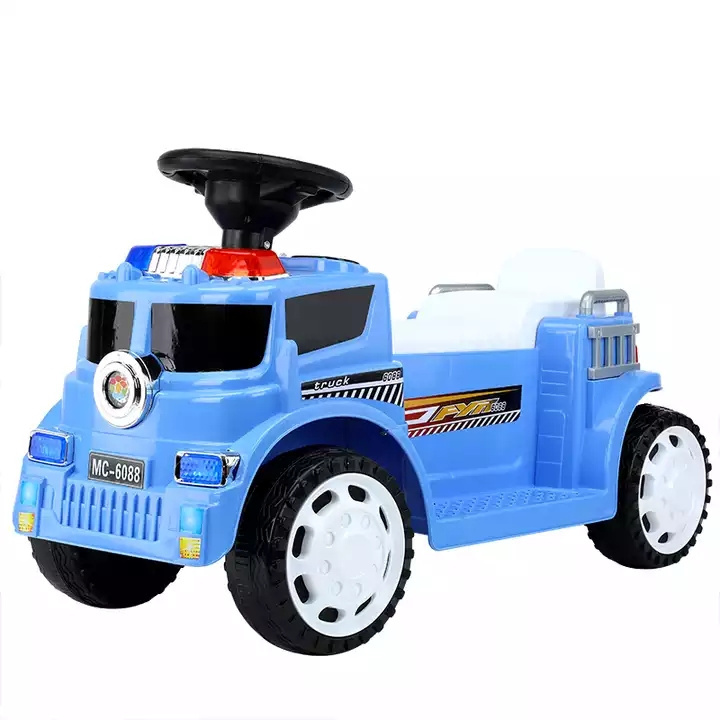 2022 children's remote control electric car baby four-wheel swing car children's toy car