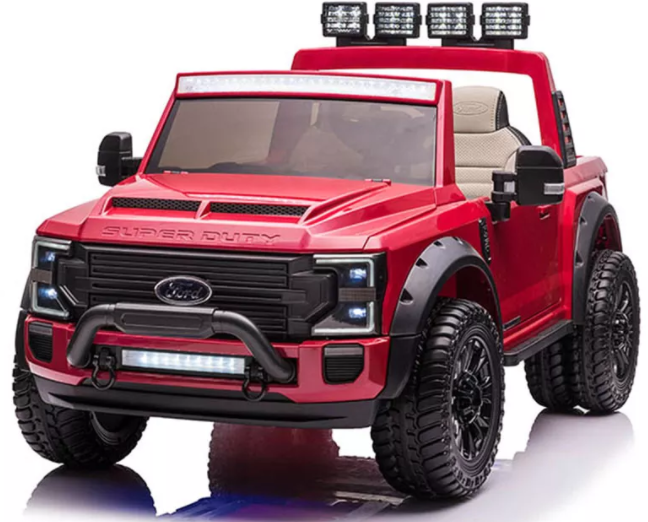 2023 Ford super duty license buggy 24v go kart for boys fast speed kids ride on suv car