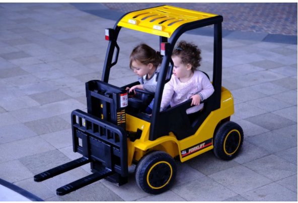 2020 National standard new forklift truck for kid ride on car electric drive car RC toy