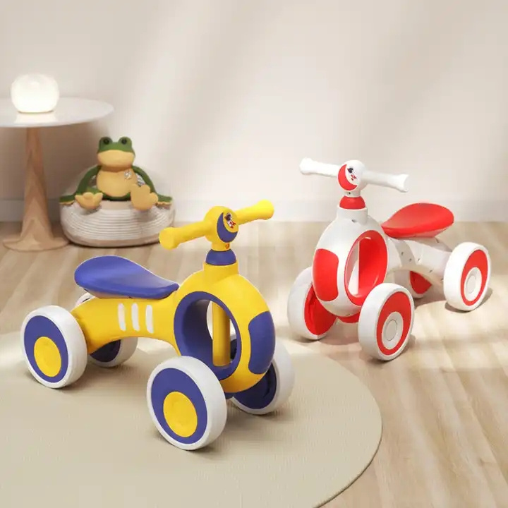 Baby sliding scooter children's balance car 1-3 years old baby pedal-less sliding baby walker toddler educational four-wheeler