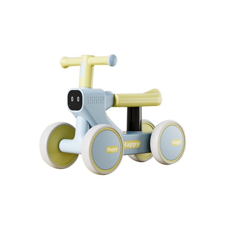 Adjustable Handle Baby Walker Bike Kids Learn Walking Balance Car Kids Sliding Bike Four Wheel Toddler Kids Balance Bike