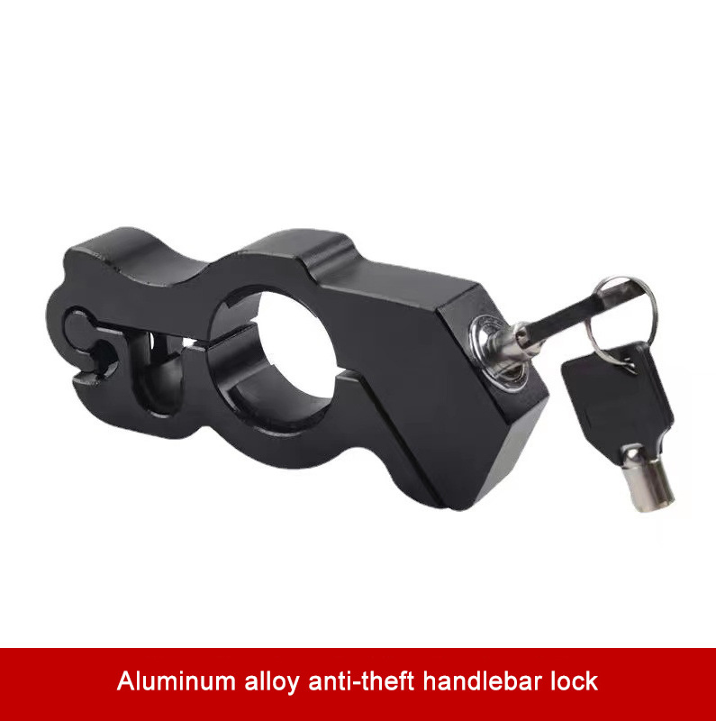 New Motorcycle Grip Lock Security Safety Locks Handlebar Handset Brake Lever Locking Fit Scooter Anti-theft Motor Lock