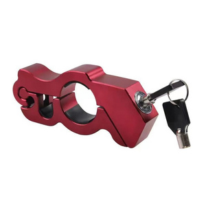 New Motorcycle Grip Lock Security Safety Locks Handlebar Handset Brake Lever Locking Fit Scooter Anti-theft Motor Lock