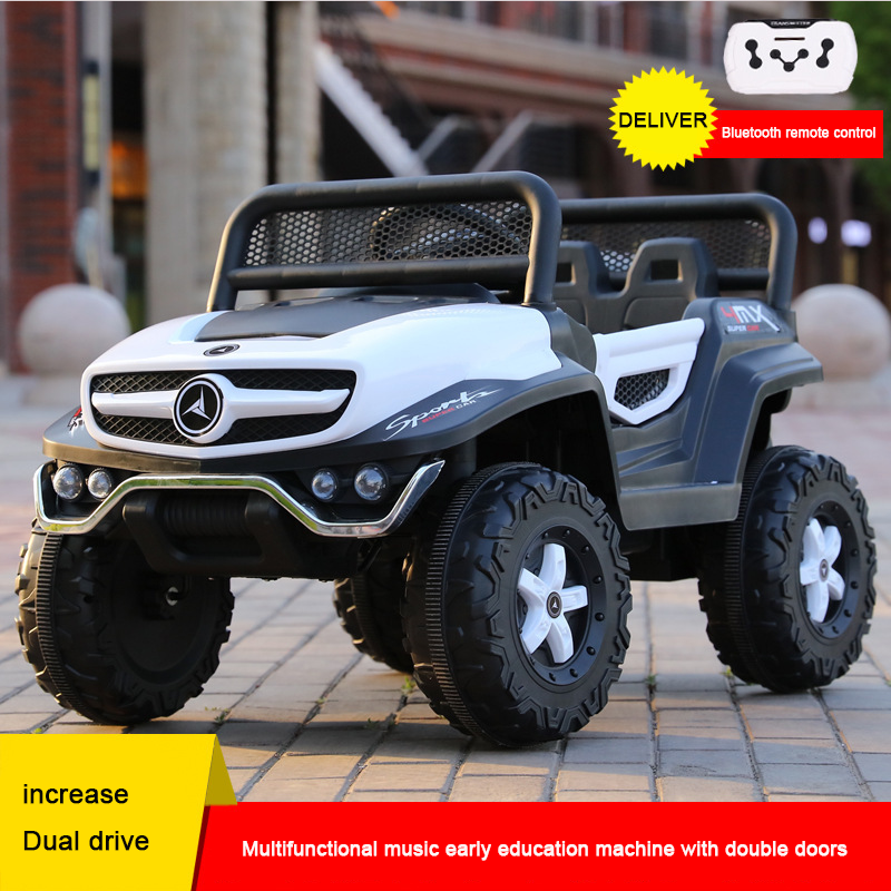 Mercedes-Benz Unimog children's electric off-road car dual-drive with remote control can sit people toy car