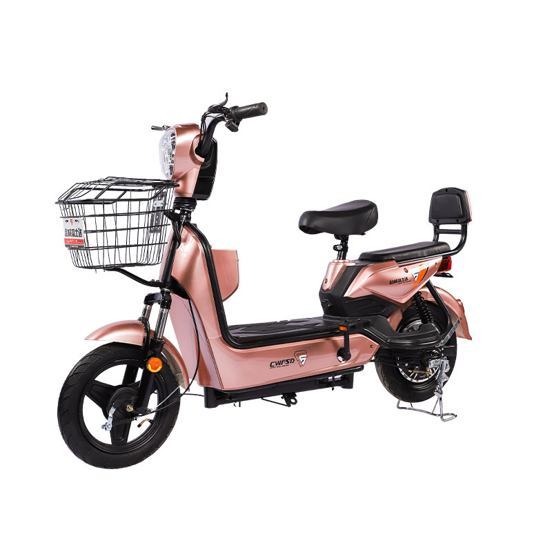 China New Type Electric Scooter 2 Seater 48v 350w Electric City Bike Ev Bike E Cycle Electric Bicycle Without Battery