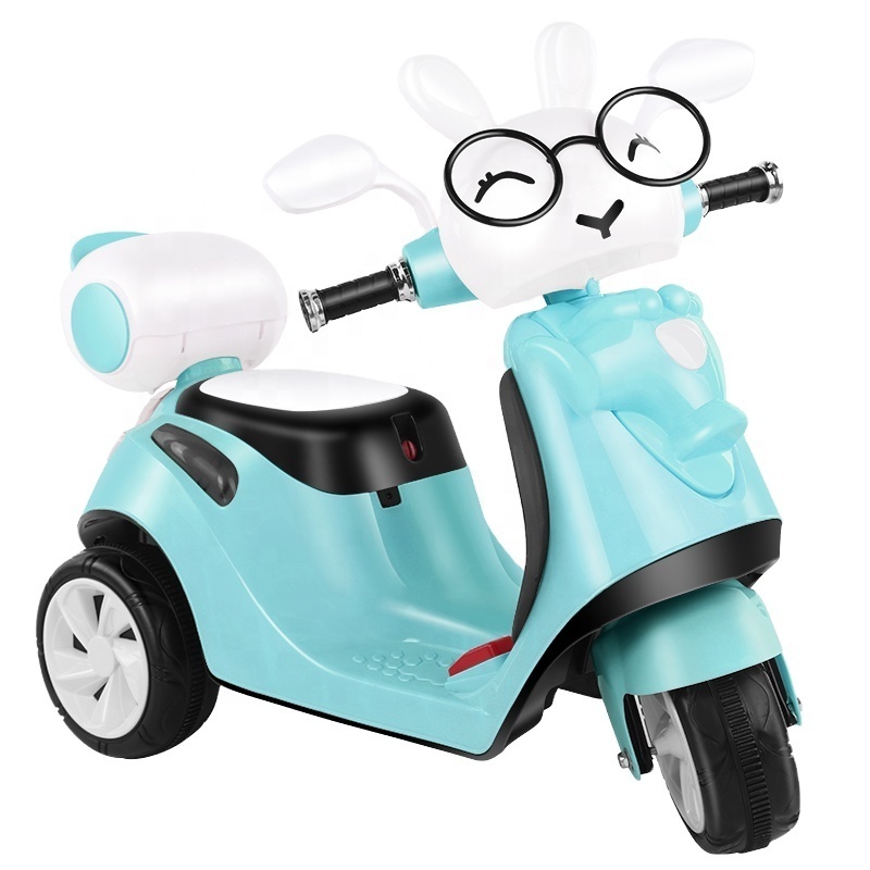 lovely cartoon music baby ride on  car kids battery motorcycle