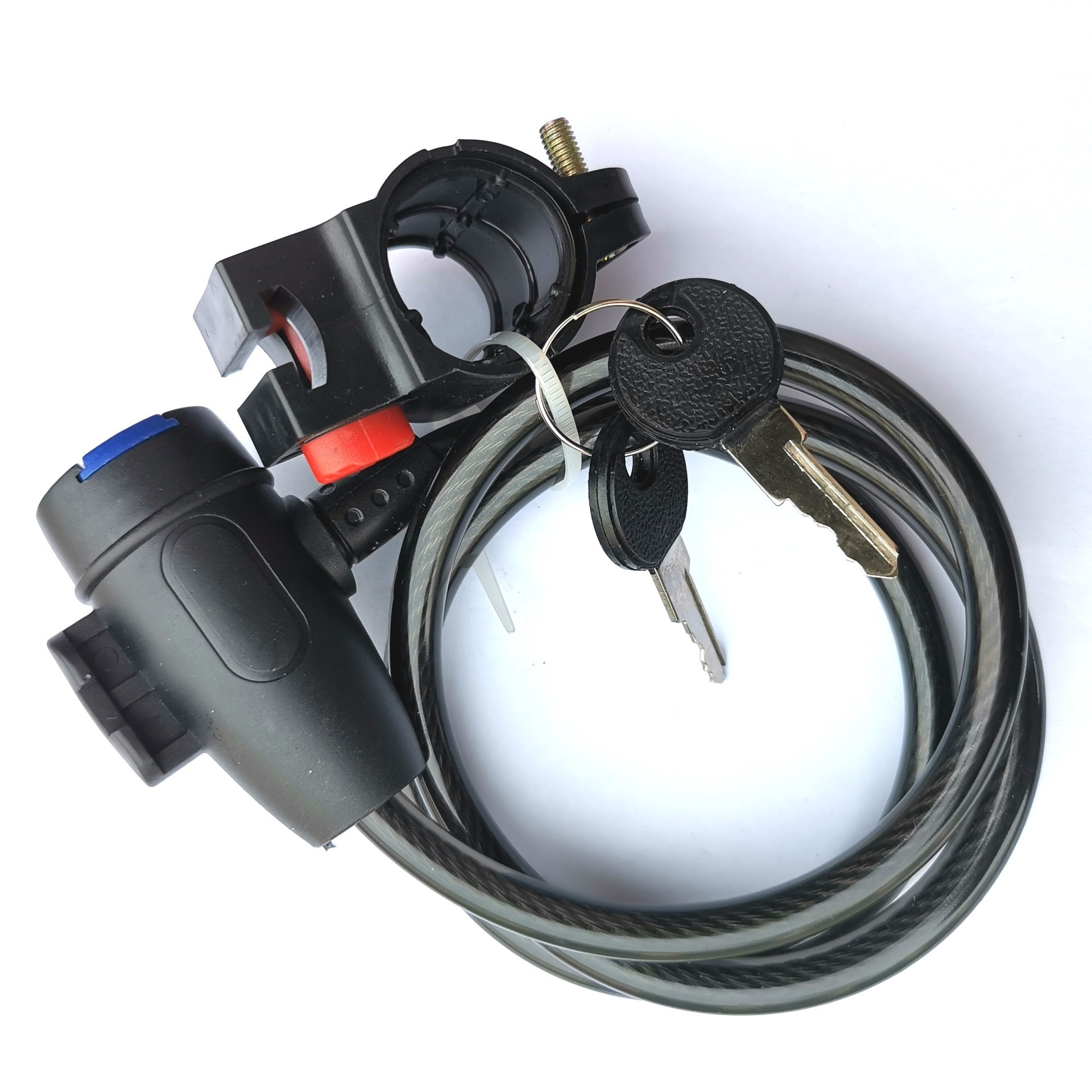 Wholesale bold 5108 bicycle ring lock mountain bike cable steel wire lock alloy steel wire lock