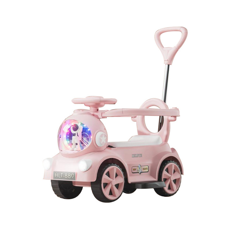 The Best Gift For Kid's Birthday 3 In 1 Push Car Musical And Lights Ride On Push Car Toy For Toddler