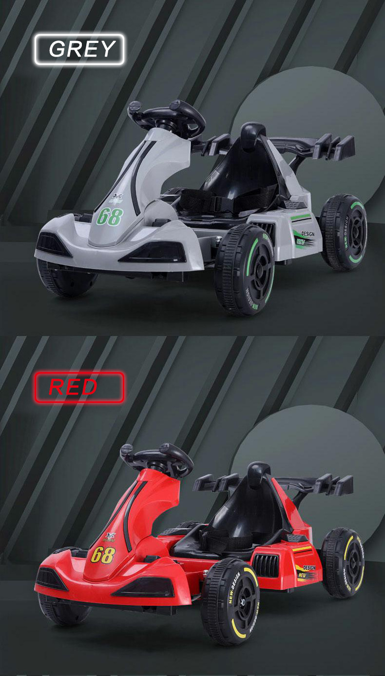 Children's electric toys kart 3-6-12 boys charging baby buggy balancing car can sit people four-wheel racing