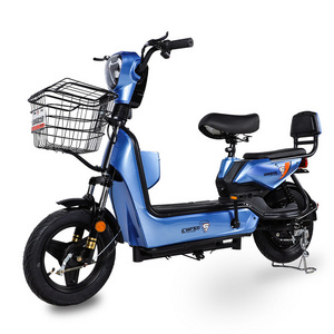 China New Type Electric Scooter 2 Seater 48v 350w Electric City Bike Ev Bike E Cycle Electric Bicycle Without Battery