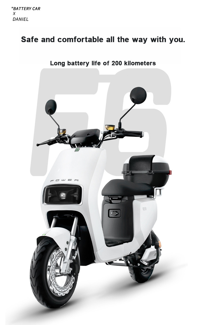 350w 500w Portable Electric Moped E - Bike With Delivery Box