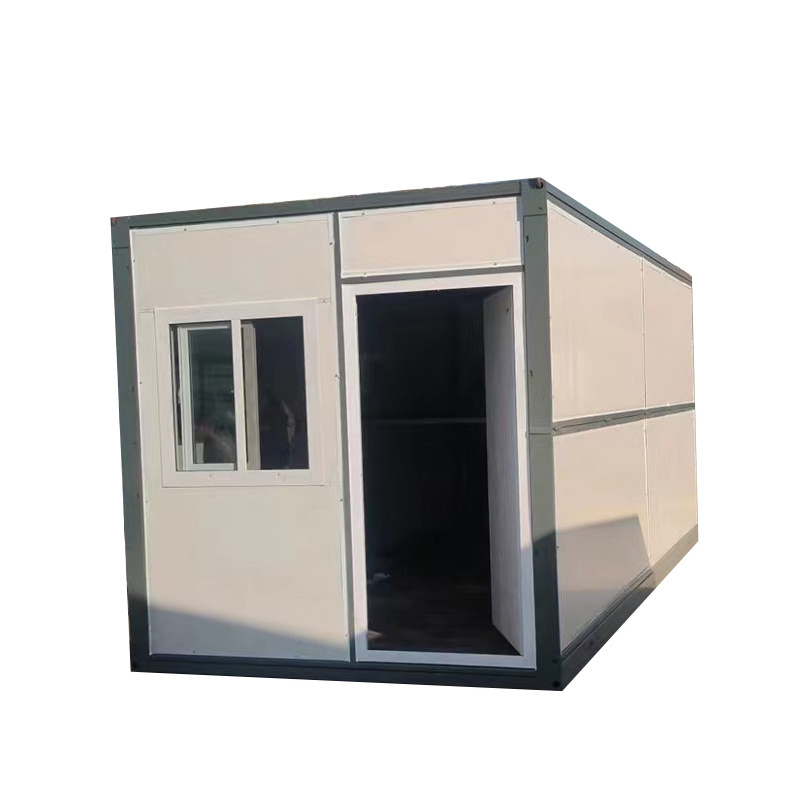 China Good Supplier 20ft 40 Ft Collapsible Portable Foldable Flat House Modular Home Folding Container House With Toilet