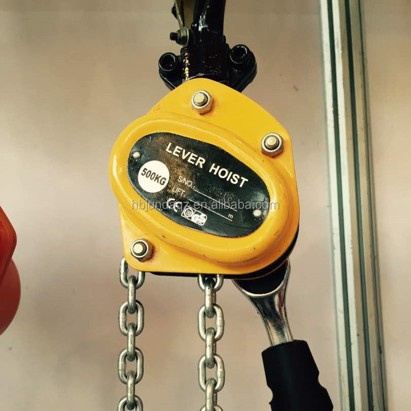 1.5t 3t 6t 9t 1.5m Portable Hoist Frame Manual Lifting Equipment Chain Lever Block with CE