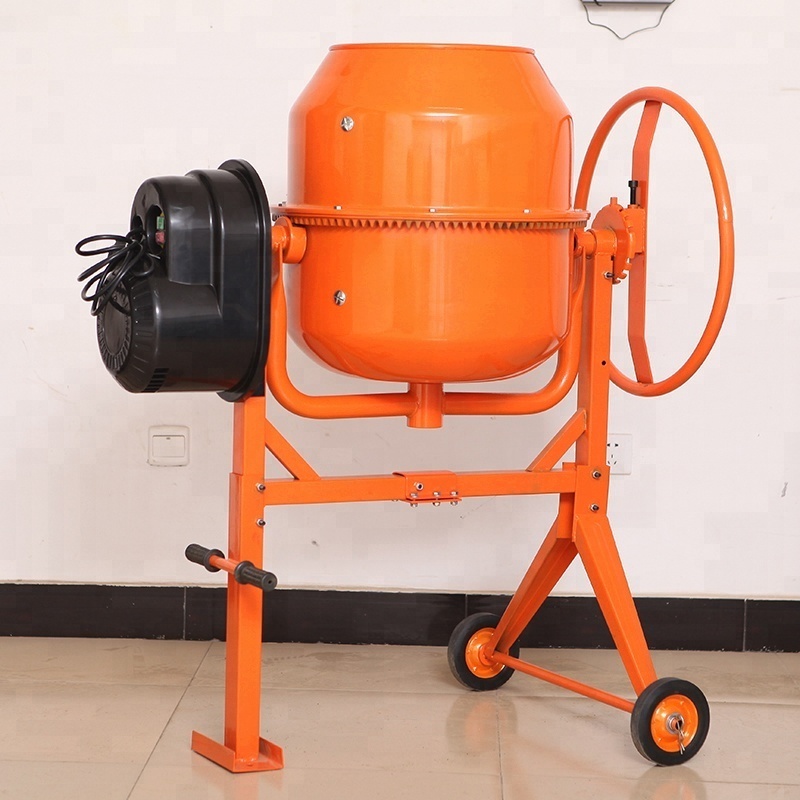 150 kg and  300 kgs capacity Concrete Mixer Yellow mini Unique Marketing Steel Motor Power Building Charging