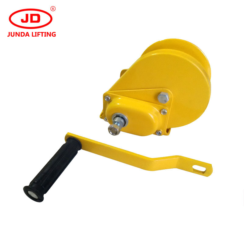 Durable small wire rope manual hand winch 3 ton