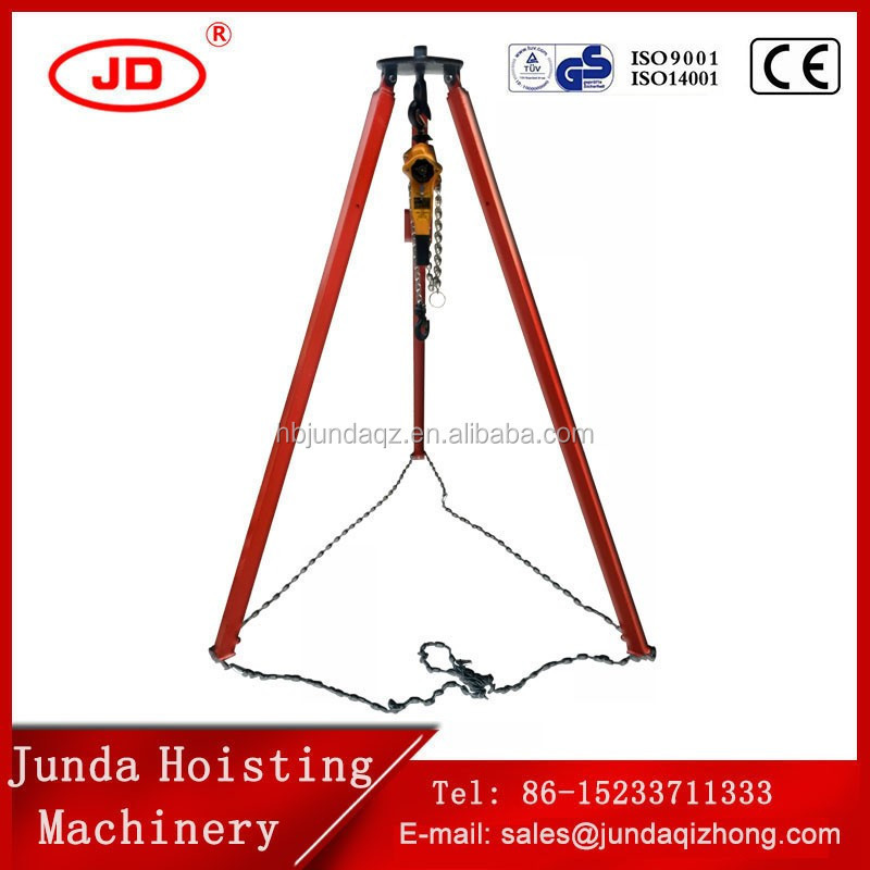 Instock 3000kg industrial lifting tool rescue tripod china factory