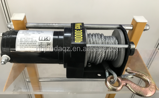 Electric winch /permanent magnet dc motor 12v/24v