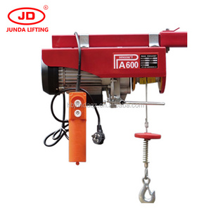 Mini small PA Electric Motor Wire Rope Lift hoist PA200 PA300 PA400 PA500 PA600 PA800 PA1000