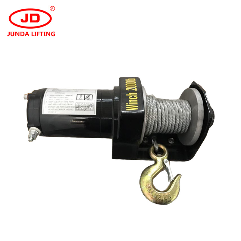 Hot sale DC motor 24V 12 V 3000LBS electric capstan winches used for building