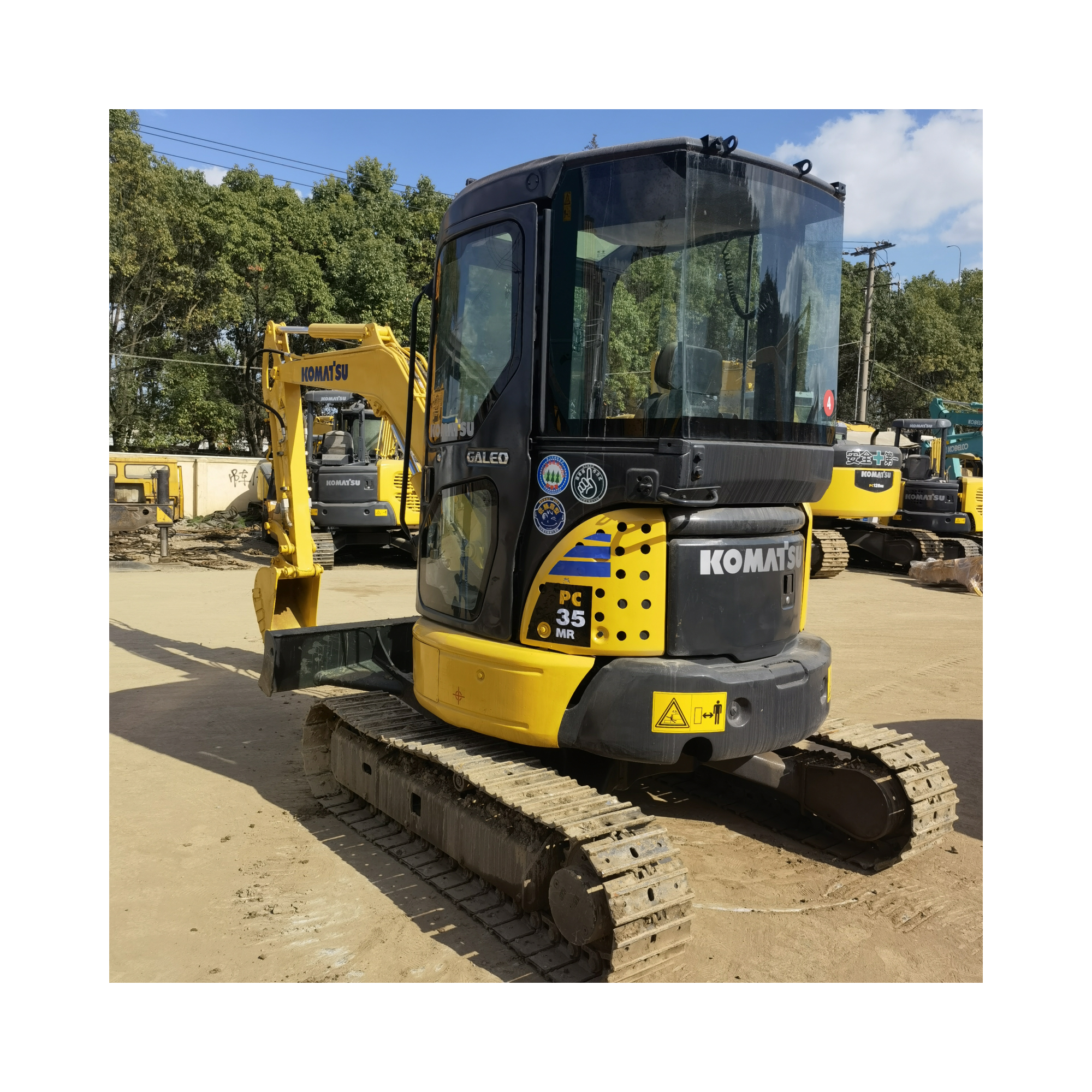 4 ton excavator komatsu pc35 rhinoceros excavator micro excavator mini digger