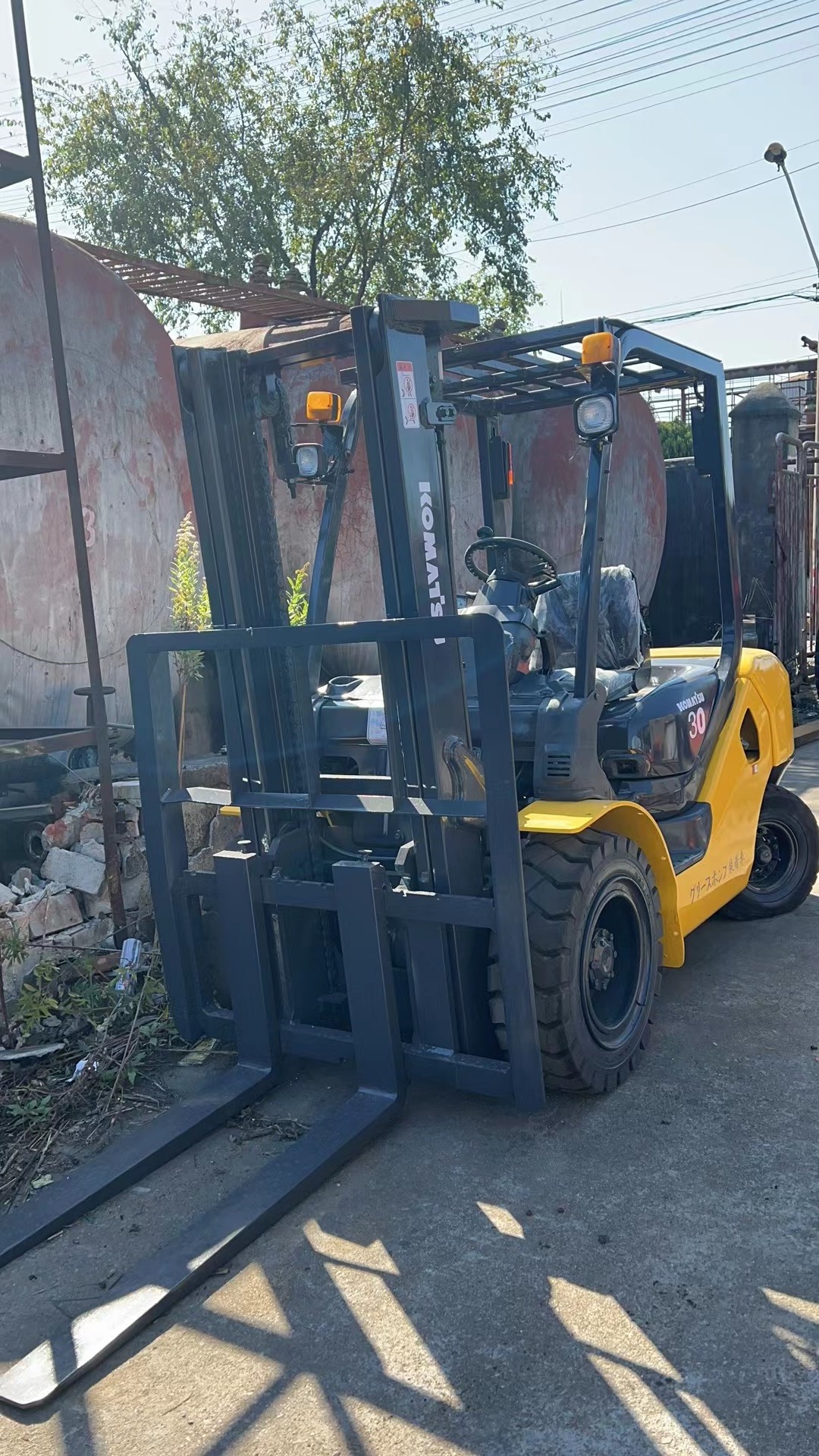 Hot sale second hand forklift 3 ton Komatsu FD30T-17 fork lift diesel in good condition Used Komatsu forklift