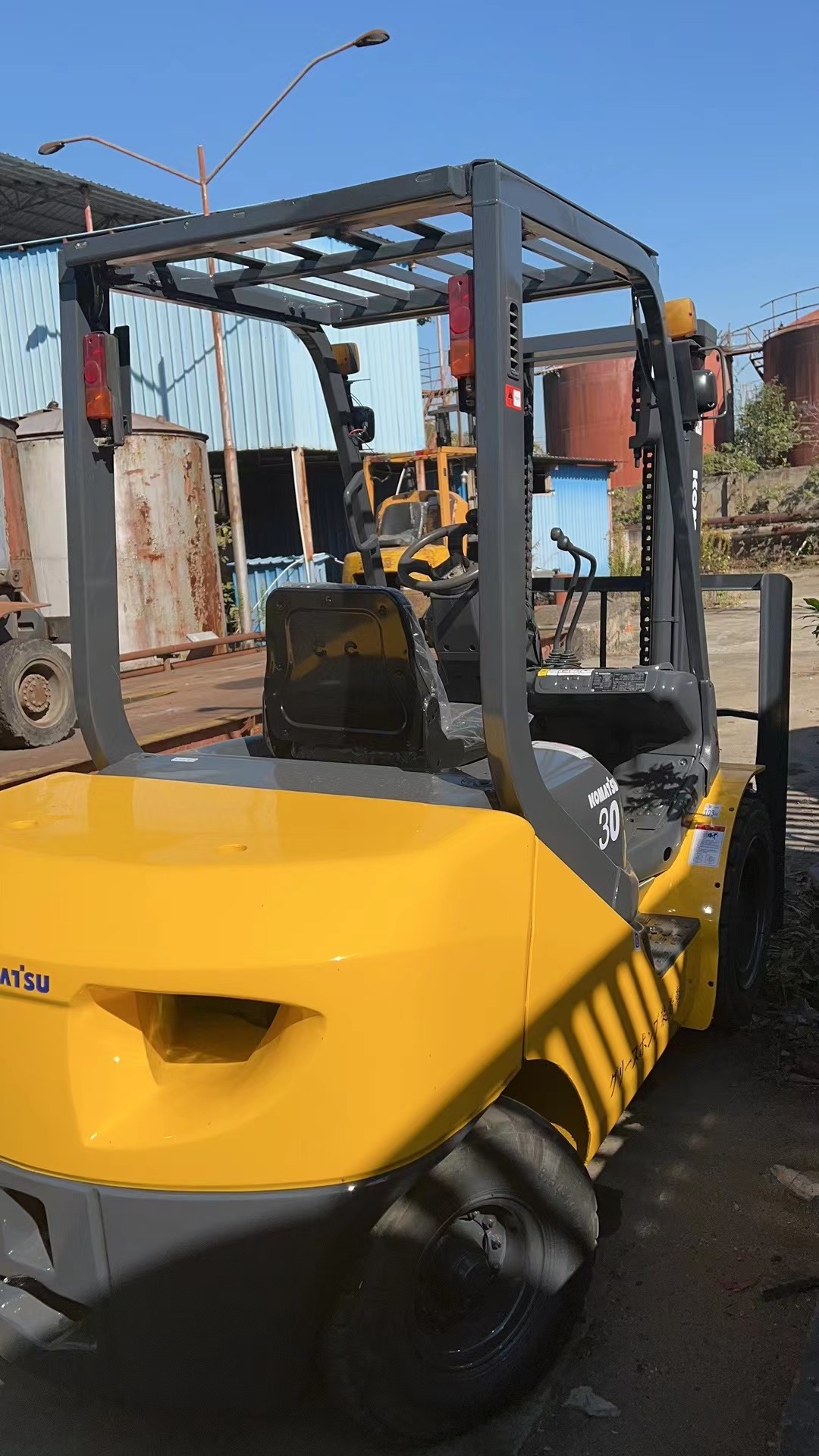 Hot sale second hand forklift 3 ton Komatsu FD30T-17 fork lift diesel in good condition Used Komatsu forklift