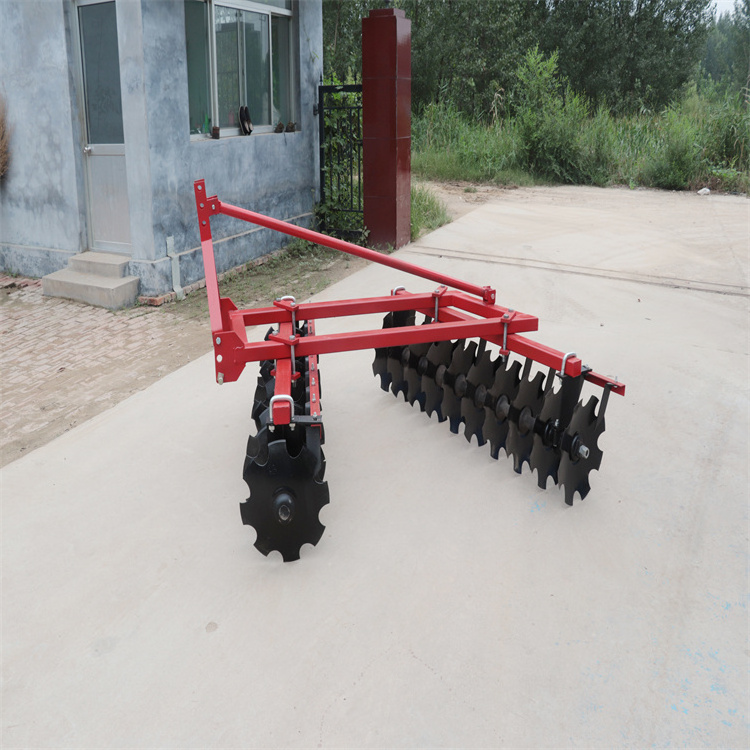 Tractor supporting tilling tools after ploughing soil Mounted light duty disc Harrow