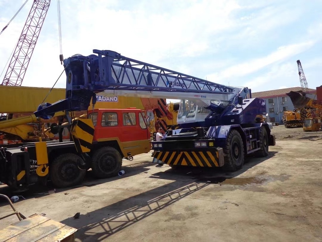 Used Japanese Tadano Crane TR-250m 25t 25ton Tadano Rough Terrain Crane