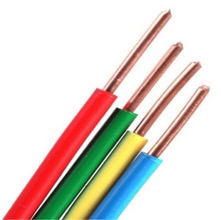 12 AWG domestic use house electric wire 1.5 mm2 thin soft copper wire conductor pvc insulation bvr cable